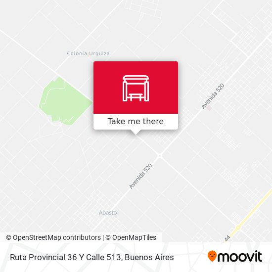 Ruta Provincial 36 Y Calle 513 map
