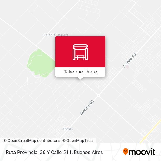 Ruta Provincial 36 Y Calle 511 map