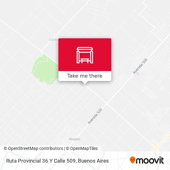 Ruta Provincial 36 Y Calle 509 map