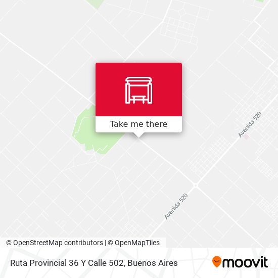 Ruta Provincial 36 Y Calle 502 map