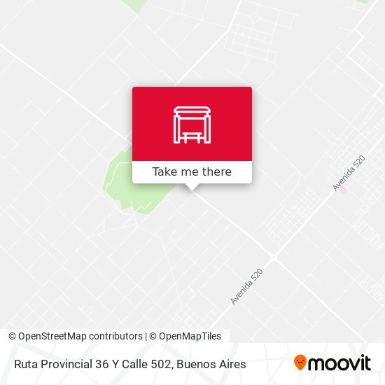 Ruta Provincial 36 Y Calle 502 map
