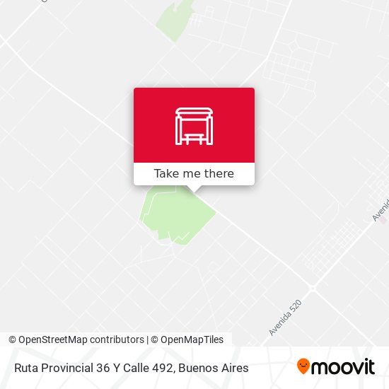 Ruta Provincial 36 Y Calle 492 map