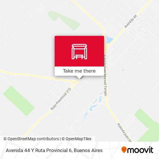 Avenida 44 Y Ruta Provincial 6 map