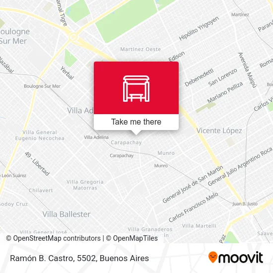 Ramón B. Castro, 5502 map