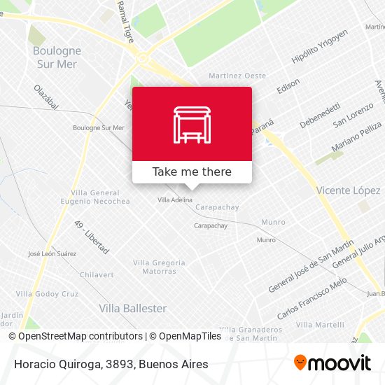 Horacio Quiroga, 3893 map