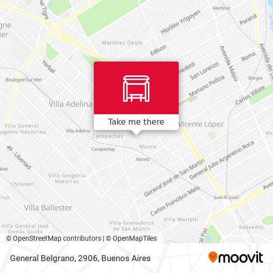 Mapa de General Belgrano, 2906