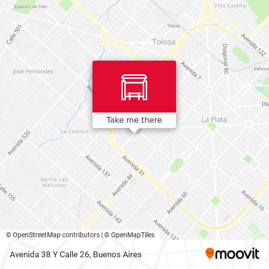 Mapa de Avenida 38 Y Calle 26