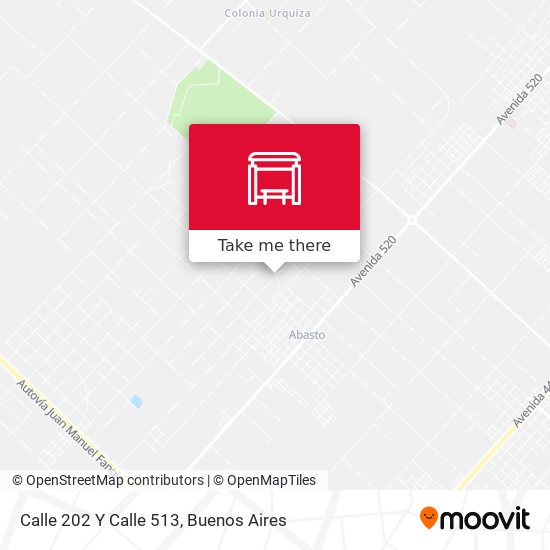 Mapa de Calle 202 Y Calle 513
