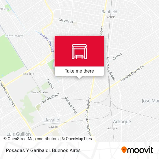 Posadas Y Garibaldi map