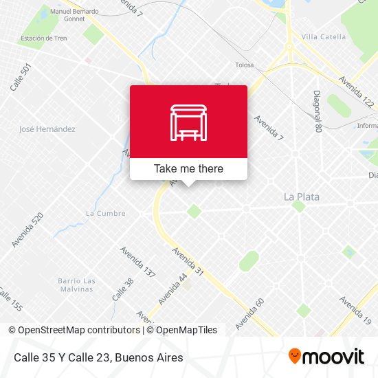 Mapa de Calle 35 Y Calle 23