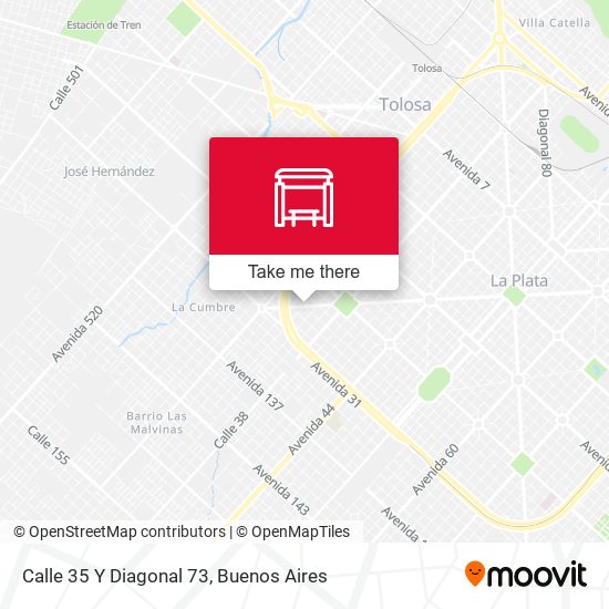 Calle 35 Y Diagonal 73 map