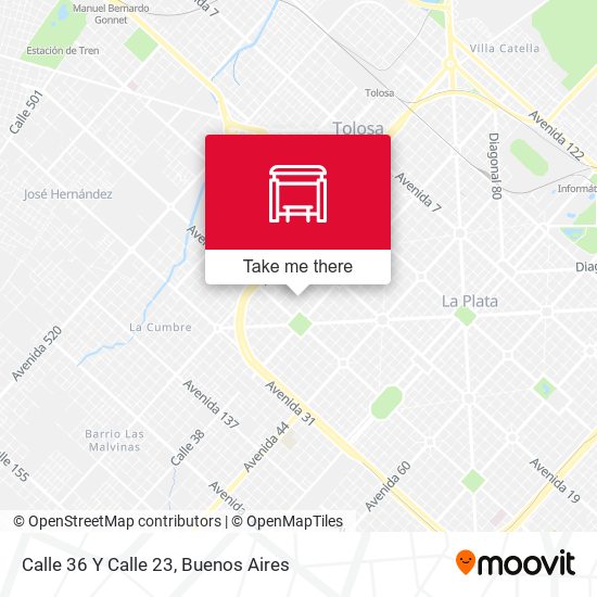 Mapa de Calle 36 Y Calle 23