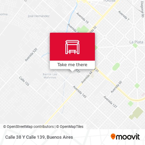 Mapa de Calle 38 Y Calle 139