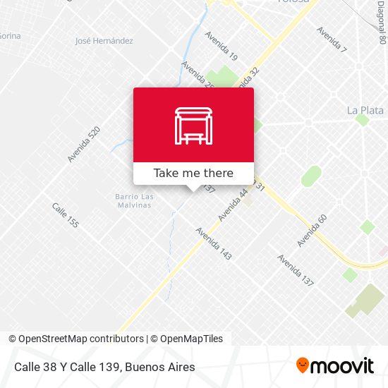 Calle 38 Y Calle 139 map