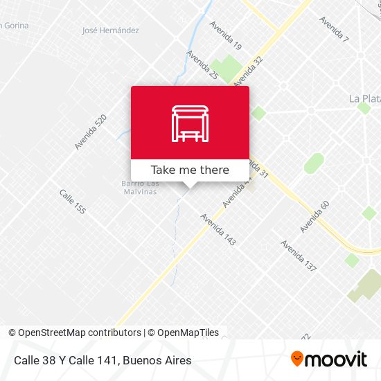 Mapa de Calle 38 Y Calle 141