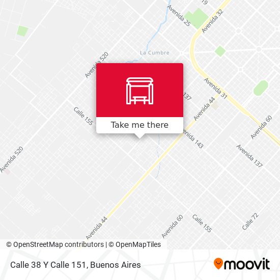 Calle 38 Y Calle 151 map