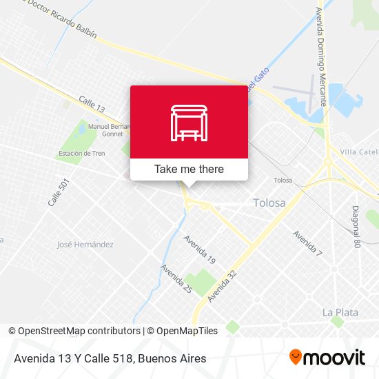 Avenida 13 Y Calle 518 map