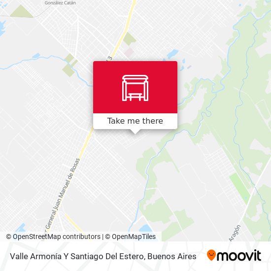 Mapa de Valle Armonía Y Santiago Del Estero