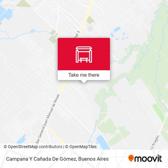 Campana Y Cañada De Gómez map