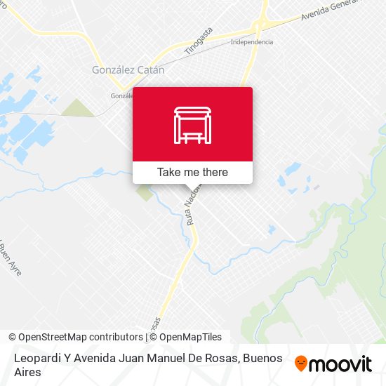 Leopardi Y Avenida Juan Manuel De Rosas map