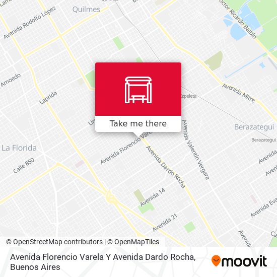 Avenida Florencio Varela Y Avenida Dardo Rocha map