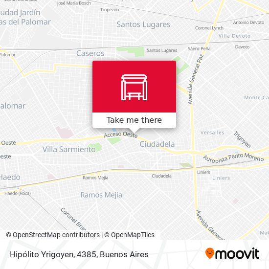 Hipólito Yrigoyen, 4385 map