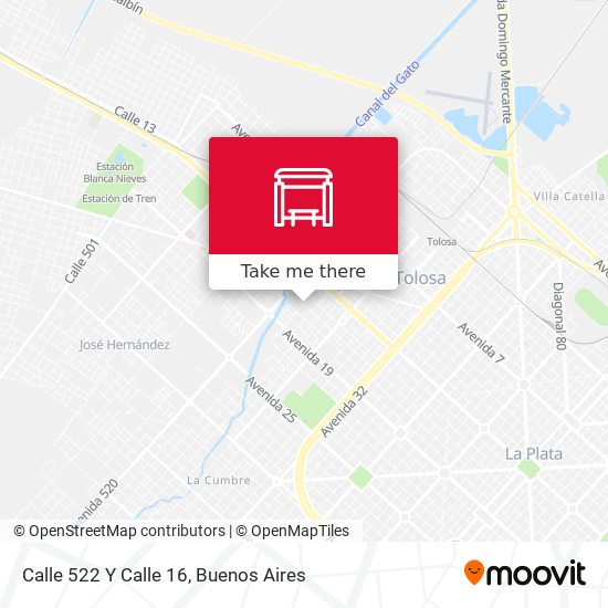 Calle 522 Y Calle 16 map