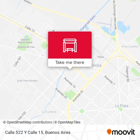 Mapa de Calle 522 Y Calle 15