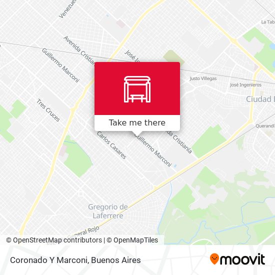 Mapa de Coronado Y Marconi