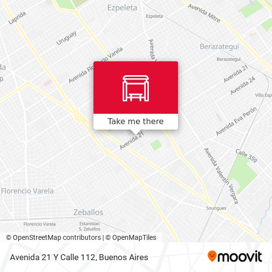 Avenida 21 Y Calle 112 map