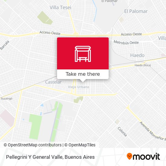 Pellegrini Y General Valle map