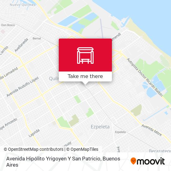 Mapa de Avenida Hipólito Yrigoyen Y San Patricio