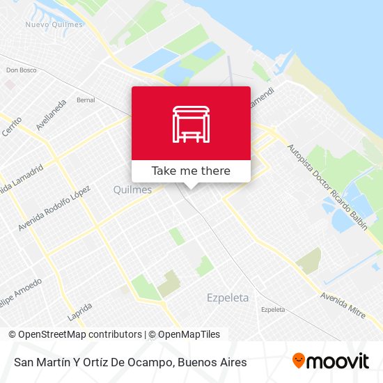 Mapa de San Martín Y Ortíz De Ocampo
