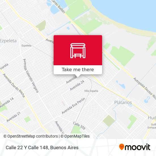 Calle 22 Y Calle 148 map