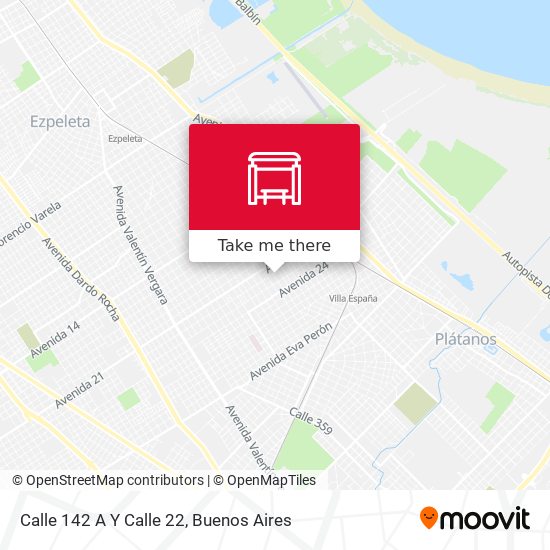 Calle 142 A Y Calle 22 map