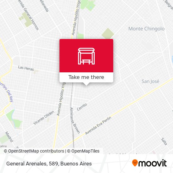 Mapa de General Arenales, 589