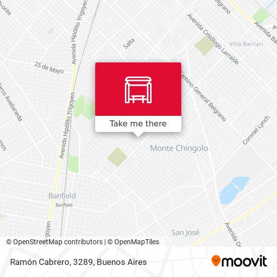 Ramón Cabrero, 3289 map