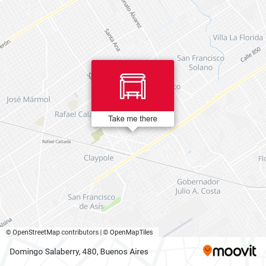 Mapa de Domingo Salaberry, 480