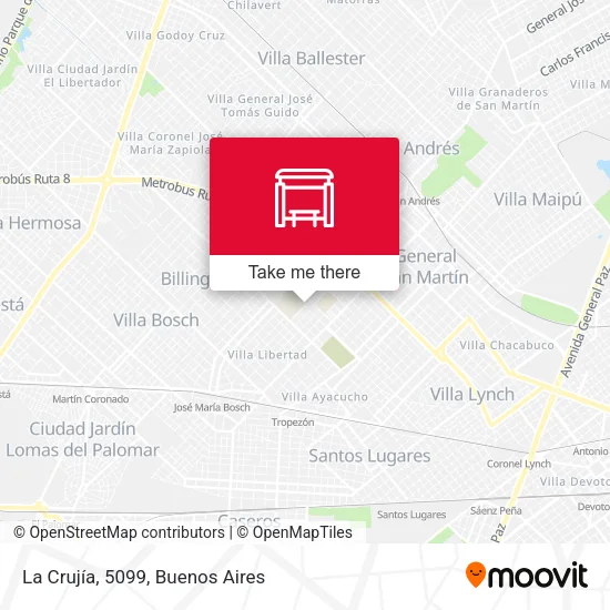 La Crujía, 5099 map