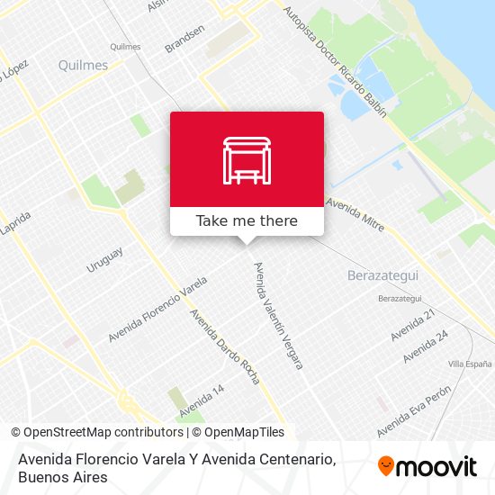 Mapa de Avenida Florencio Varela Y Avenida Centenario