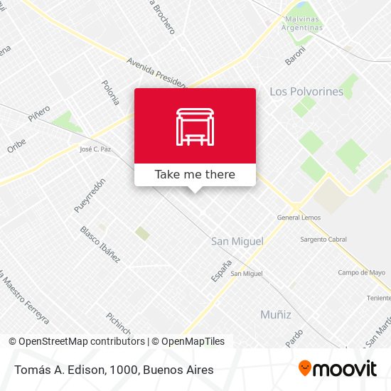 Tomás A. Edison, 1000 map