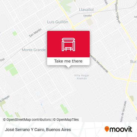 José Serrano Y Cairo map