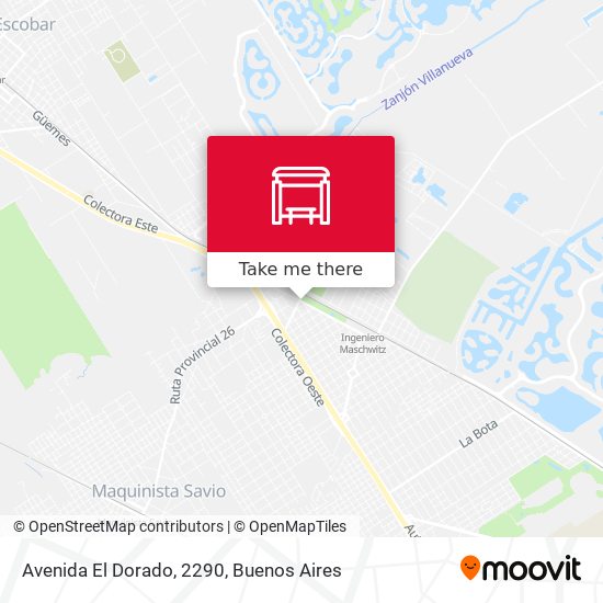 Mapa de Avenida El Dorado, 2290
