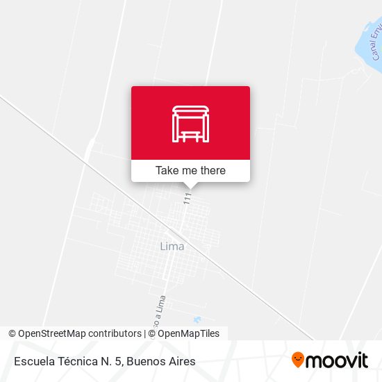 Escuela Técnica N. 5 map