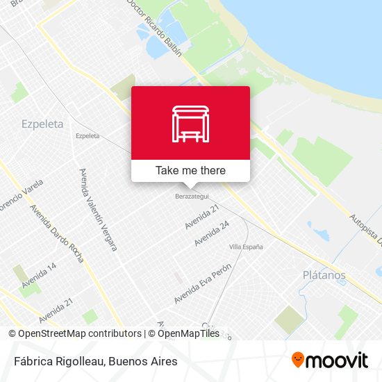 Fábrica Rigolleau map