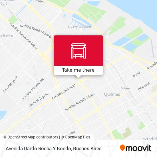Avenida Dardo Rocha Y Boedo map