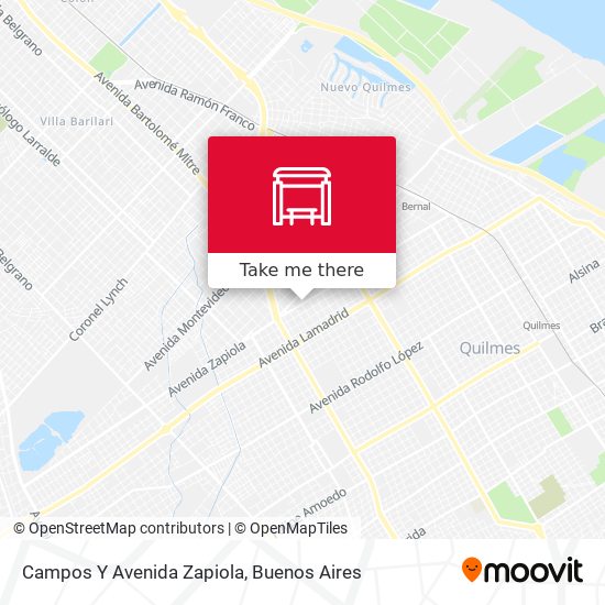 Campos Y Avenida Zapiola map