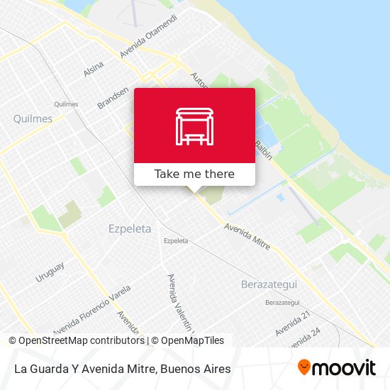 Mapa de La Guarda Y Avenida Mitre