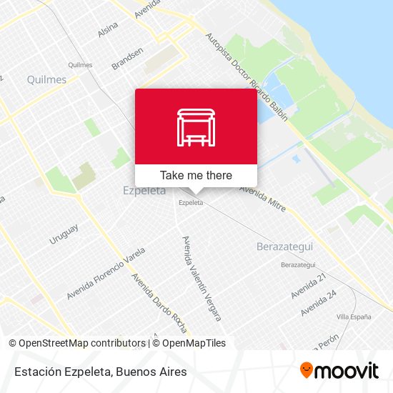 Mapa de Estación Ezpeleta