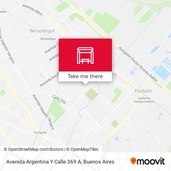 Avenida Argentina Y Calle 369 A map